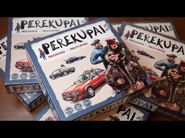 Board game PEREKUPAI trailer