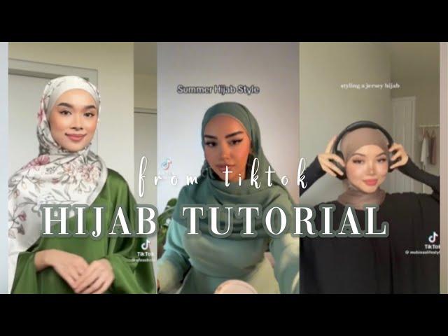 Hijab Tutorial from Tiktok - easy everyday hijab tutorials | Pinkhoney