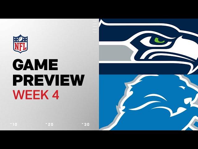 Seattle Seahawks vs. Detroit Lions | 2024 Week 4 Game Preview