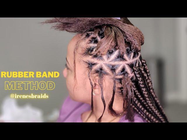 Rubberband Method Box Braid | 3hrs @IrenesBraids