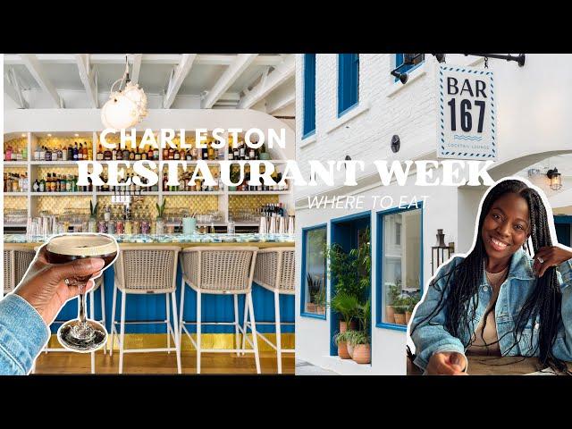 Four best restaurants to try in 2024 for Charleston Restaurant week | Foodie Vlog