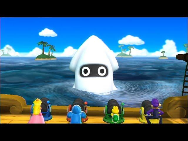 Mario Party 9 Playthrough Part 4 (Blooper Beach!)