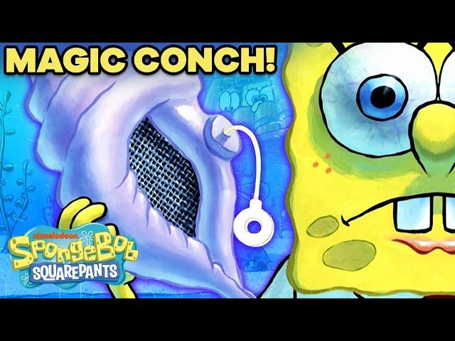 The Magic Conch in 5 Minutes!  "Club SpongeBob" 5 Minute Episode | SpongeBob