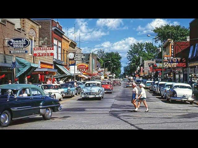 Main Street, USA in the 1950s - Life in America