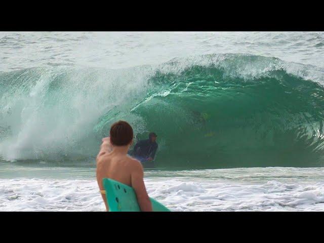 MIKE STEWART & TANNER MCDANIEL VISIT BOX BEACH IN "8 DAYS" #bodyboarding