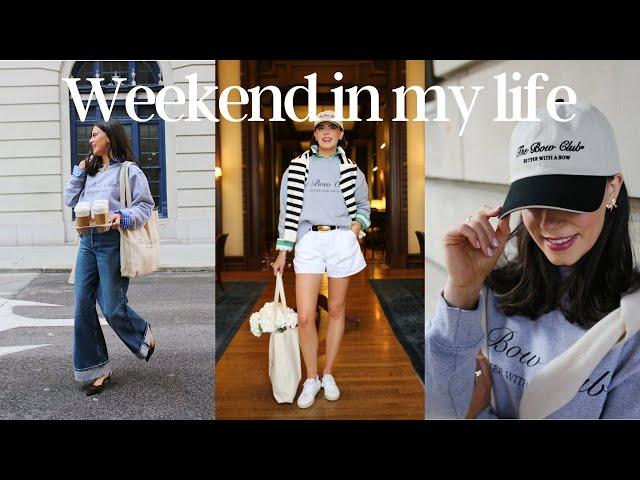 weekend in my life | behind the scenes photoshoot for our new collection