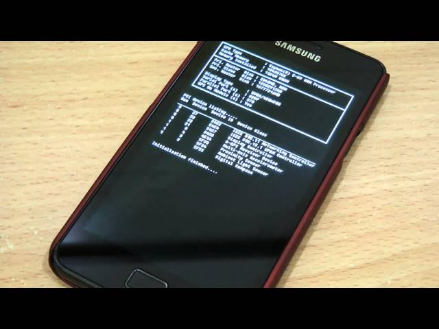 Samsung Galaxy S2 BIOS boot animation