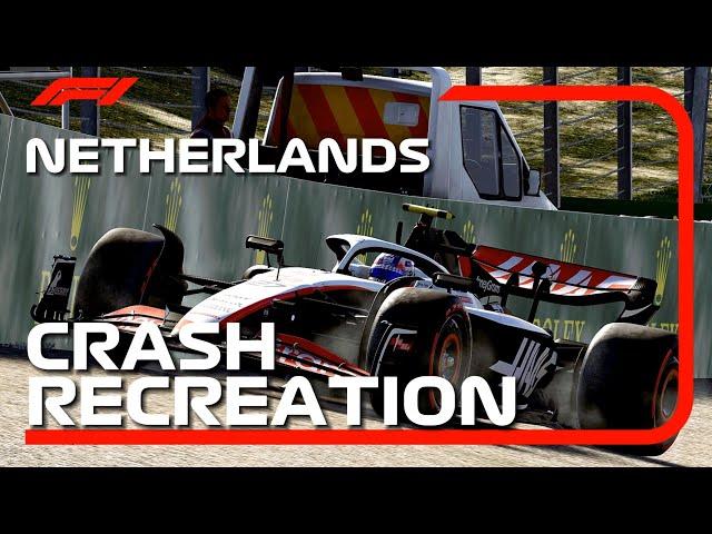 Nico Hulkenberg's LIGHT CRASH At Zandvoort RECREATED | 2023 Dutch Grand Prix