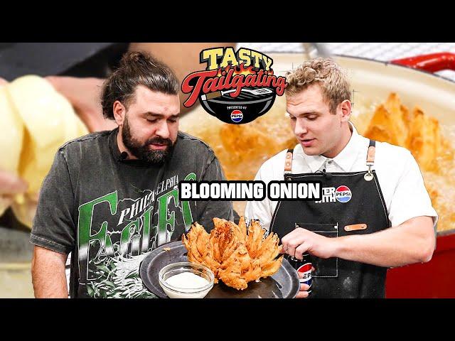 Preparing The Ultimate Blooming Onion | Tasty Tailgating Ep. 7