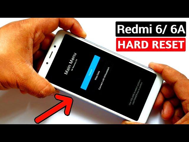 Xiaomi Redmi 6/ 6A Hard Reset |Pattern Unlock |Factory Reset Easy Trick With Keys