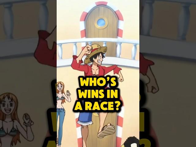 If the Strawhats Raced | One Piece #anime #shorts