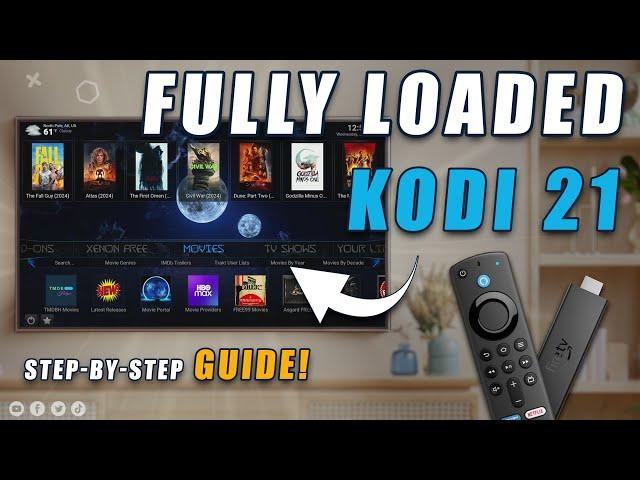 FULLY LOADED KODI 21 on any Amazon Firestick | New 2024