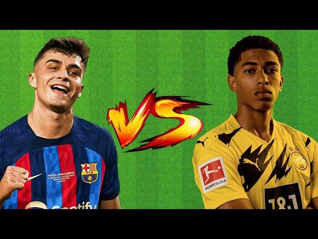 Long VS |  Pedri (FCB) VS  Jude Bellingham (Borussia Dortmund)