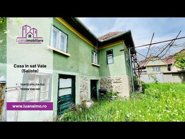 Casa De Vanzare In Sat Vale (Saliste) | Pivnita | Teren 1062 Mp