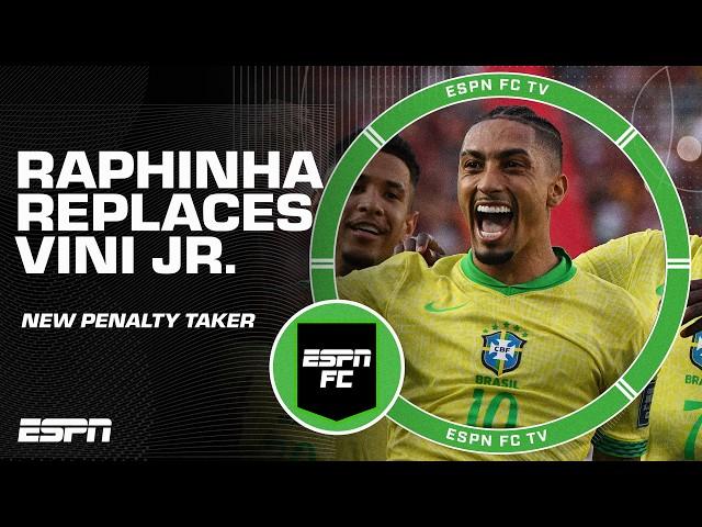 Raphinha replaces Vini Jr. as Brazil's penalty taker  'I like that' - Jurgen Klinsmann | ESPN FC