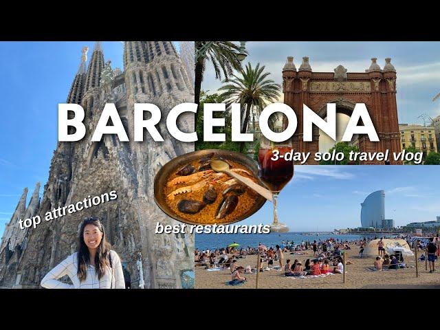 FIRST TIME TRAVELLING TO BARCELONA, SPAIN // 3-Day Solo Travel Vlog