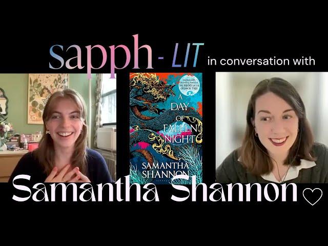Sapph-Lit in Conversation with Samantha Shannon