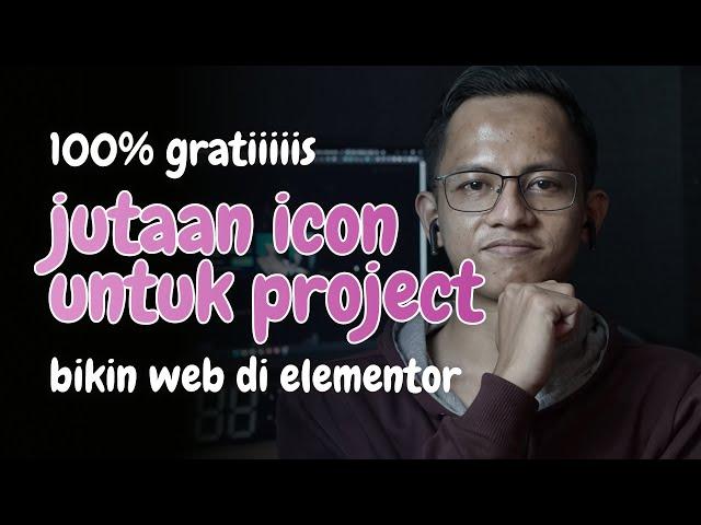 JUTAAN ICON GRATIS Buat Project Web Di Elementor - Cara Pakai Library Icon dengan CDN dan Link CSS