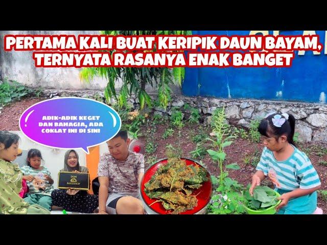 HARI PERTAMA ZAHRA DAN NAYA LIBURAN DI KOS, MARI KITA BUAT KERIPIK DAUN BAYAM