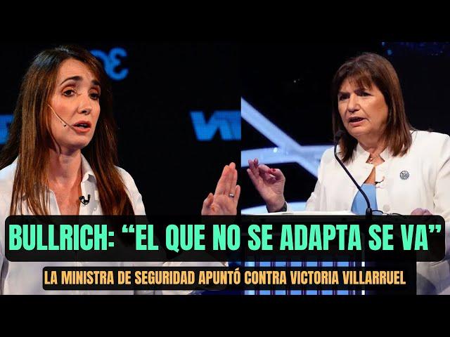 Bullrich sobre Victoria Villarruel: "quiere tener una agenda distinta"