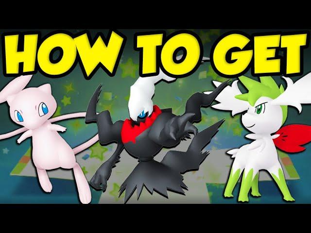 HOW TO GET EVERY MYTHICAL POKEMON In Brilliant Diamond Shining Pearl! Mew / Darkrai / Shaymin / More