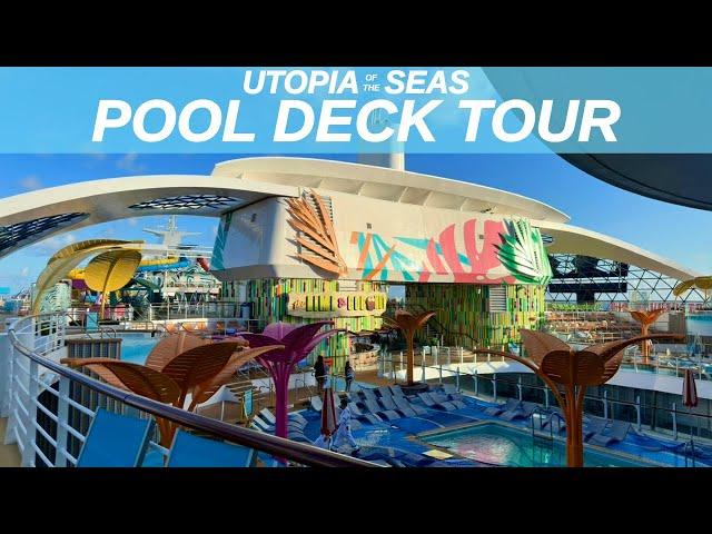 Pool Deck Tour (Utopia of the Seas)