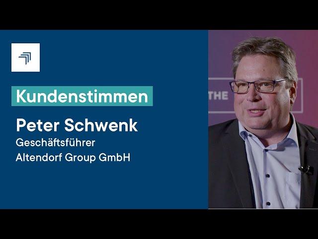 Im Gespräch mit Peter Schwenk von der Altendorf Group