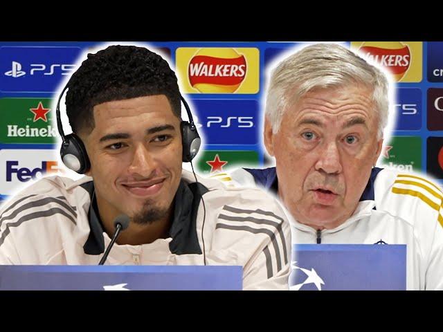  LIVE | Jude Bellingham and Carlo Ancelotti pre-match press conference | Liverpool v Real Madrid