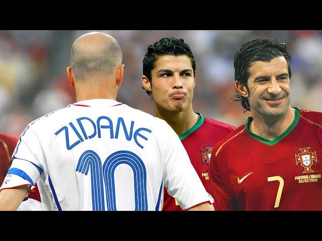 Cristiano Ronaldo and Luis Figo will never forget this humiliating performance by Zinedine Zidane