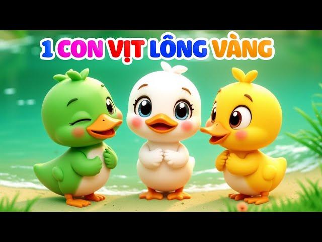 1 Con Vịt Lông Vàng - Nhạc Thiếu Nhi - Chú Vịt Con - Nhạc Thiếu Nhi Một Con Vịt