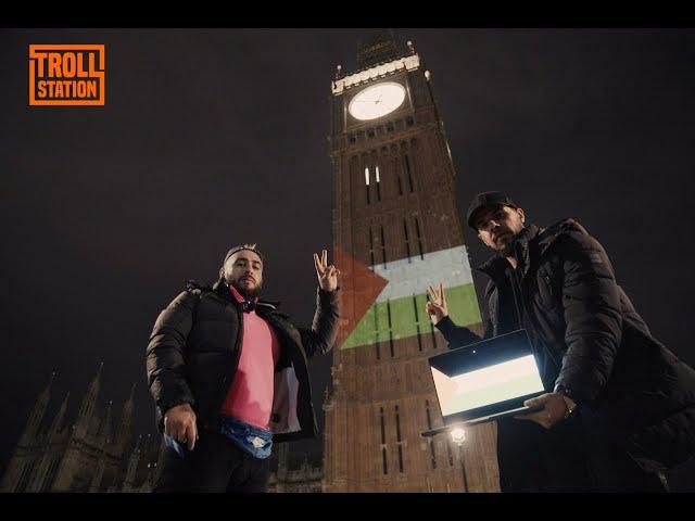 We Projected The Palestinian Flag onto Big Ben!