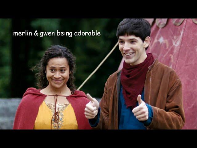 merlin & gwen being a wholesome duo