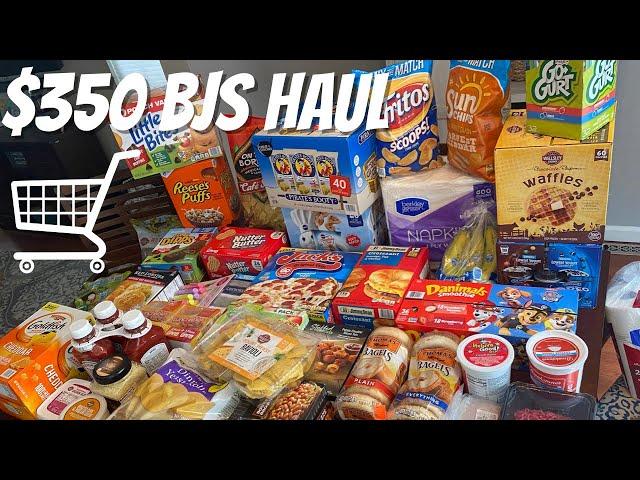 $350 Huge BJ’s Haul | HUGE GROCERY STOCKUP HAUL