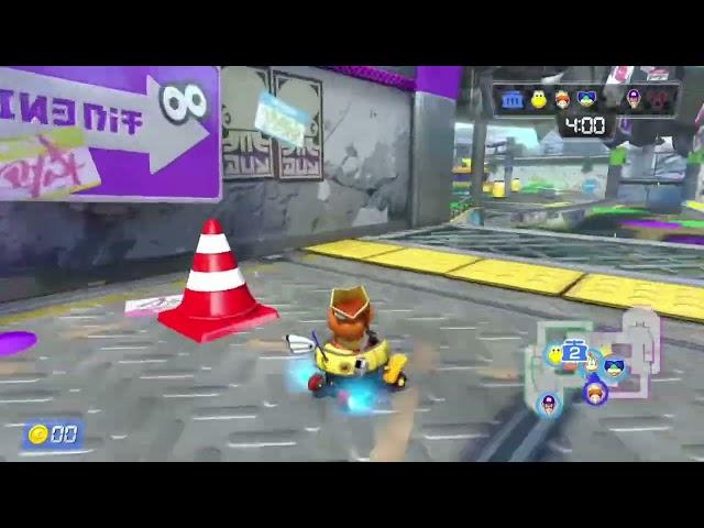 Mario Kart 8 Deluxe- My best trick shot I ever done in renegade roundup