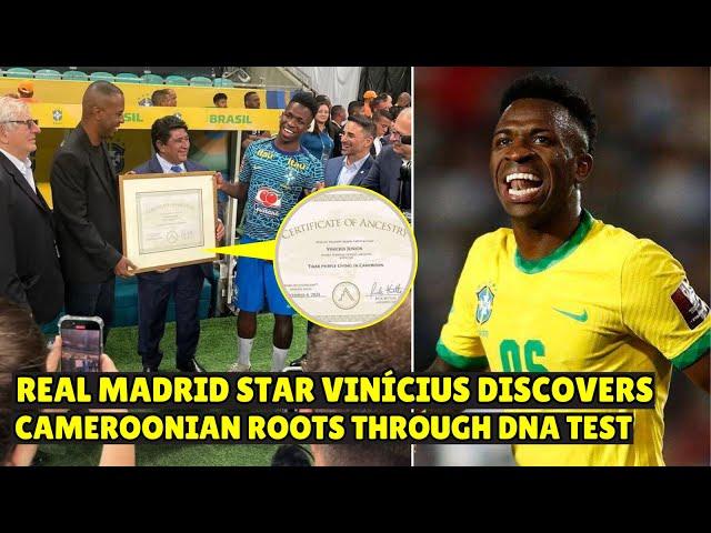 Vinícius Jr. Discovers Cameroonian Roots Through DNA Test 