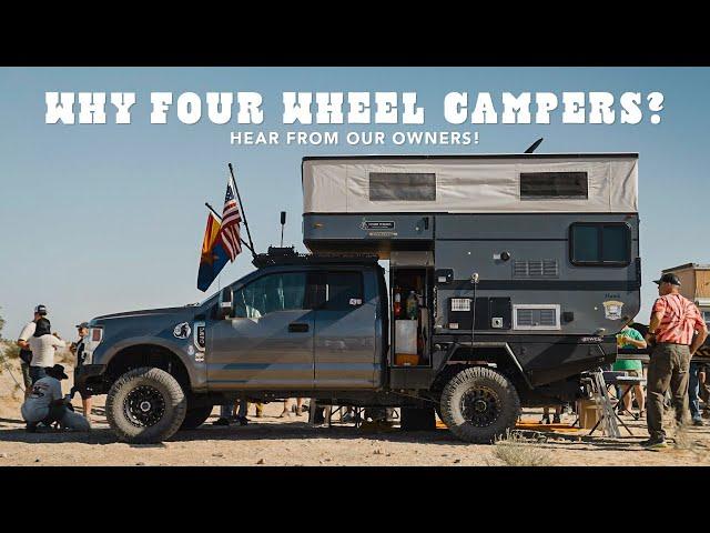 Why FWC? Words From Four Wheel Camper Owners at our 2023 SoCal Owners Rally