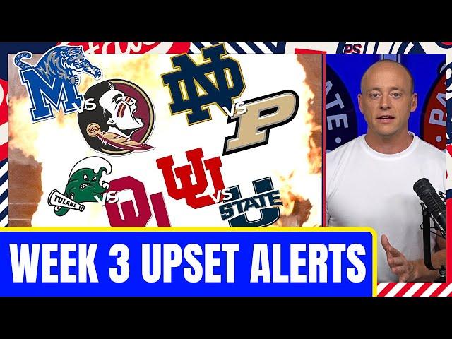 Josh Pate On CFB's Week Three UPSET ALERTS