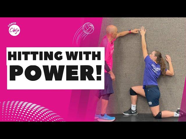 How to spike a volleyball with POWER!