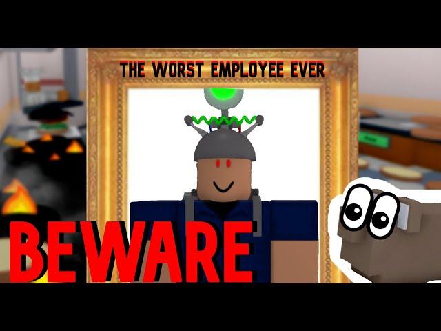 Becoming The WORST Employee EVER In Cook Burgers Roblox (Also Trolling As A Rat) *Funny*