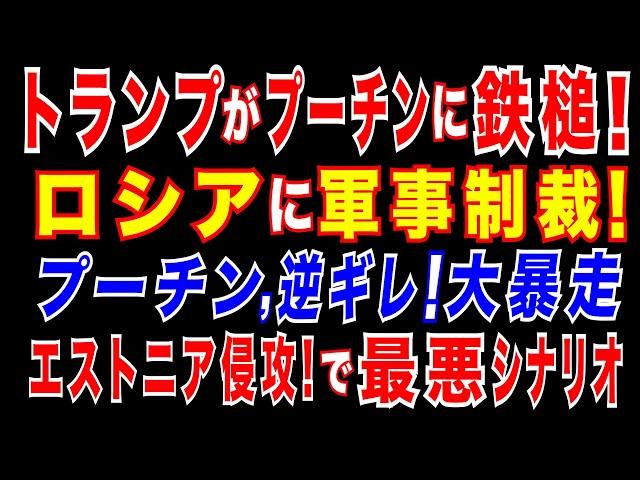 2025/5/28　トランプがロシアに制裁実行か!ロシアへの軍事的圧力を強化。ウ軍、遂に「クリミア大橋」を破壊へ? ドイツがタウルス巡航ミサイルを150発供与も=報道。ロシア暴走で「エストニア侵攻」も