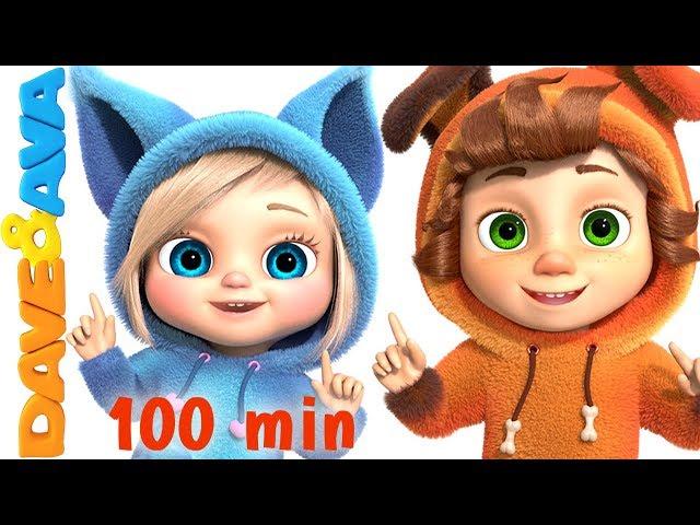 One Little Finger | Cartoon Animation Nursery Rhymes & Songs for Children | Dave and Ava