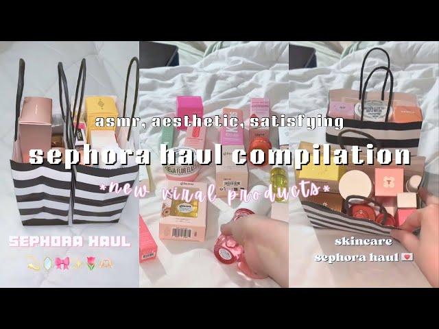 sephora haul compilation ️ | new viral products, ultimate asmr, satisfying summer 2024 hauls