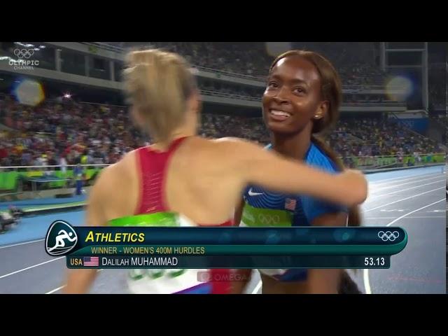 Women’s 400m hurdles final rio 2016