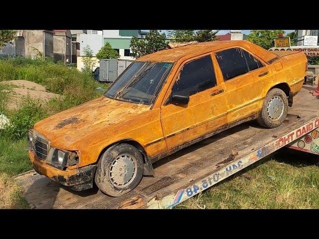 FULLY Restoration Abandoned MERCEDES 230E For 40 Years | WILL IT RUN ?