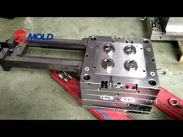 Racking auto unscrewing injection mold checking at Upmold