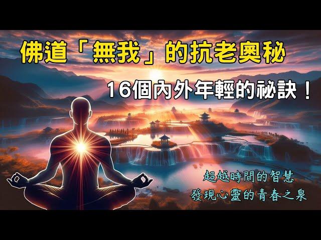 佛道「無我」的抗老奧秘：16個內外年輕的祕訣！超越時間的智慧，發現心靈的青春之泉。 #開悟 #覺醒 #靈性成長