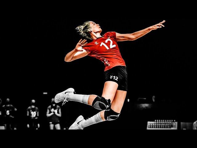 Perfect Spikes by Hanna Orthmann | Best Volleyball Actions | VNL 2021 (HD)