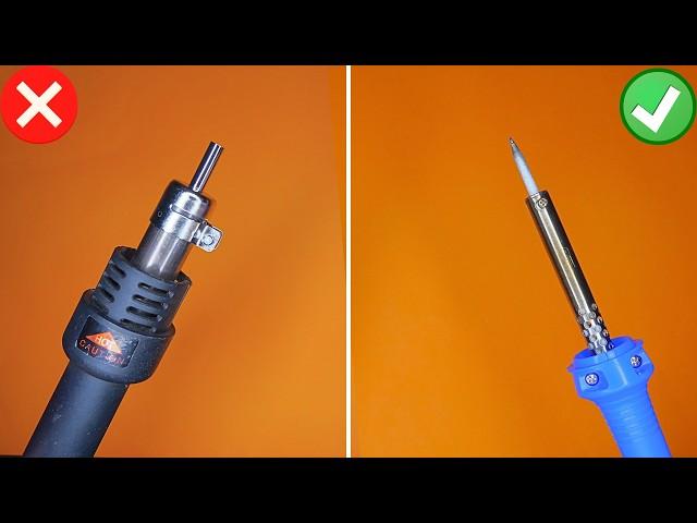 How to Remove SMD Components Using a Big Soldering Iron !!