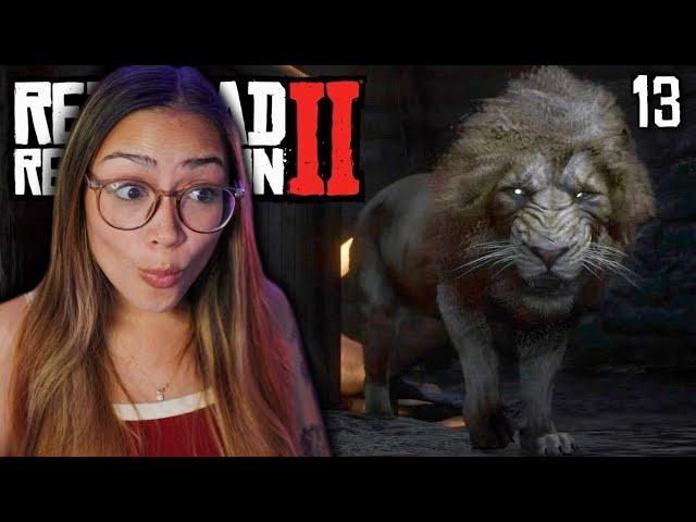 Saying Hello to my NEW Pet Lion! - Red Dead Redemption 2 [13]