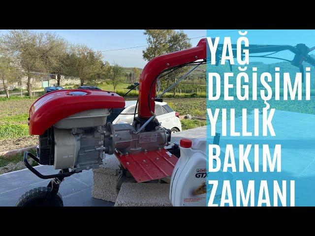 Honda  Antrac 200 Go Çapa Makinası Yıllık Bakım, Yağ Değişimi, Çapa Makinası Kullanımı